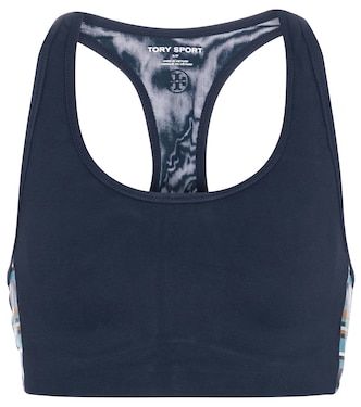 Side-striped sports bra | Tory Sport