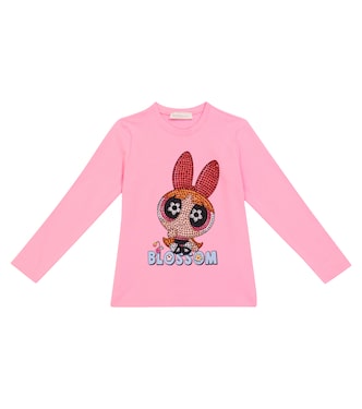 Powerpuff Girls embellished sweatshirt | Monnalisa