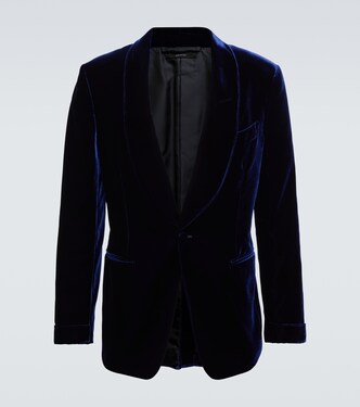 Shelton velvet blazer | Tom Ford