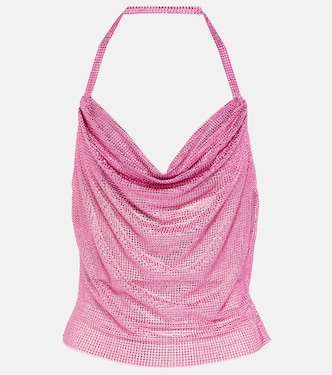 Embellished cowl-neck top | Giuseppe di Morabito