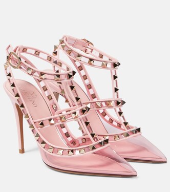 Rockstud leather and PVC pumps | Valentino Garavani