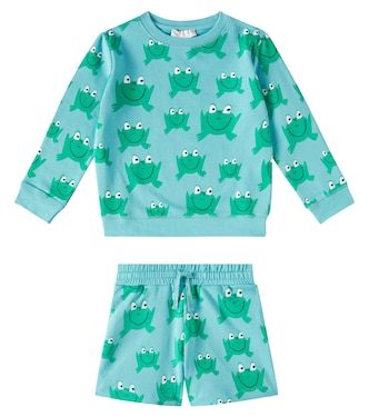 Set aus Pullover und Shorts aus Baumwolle | Stella McCartney Kids