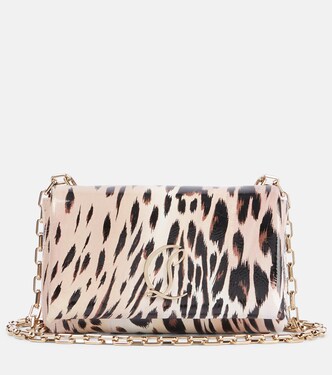 Loubi54 printed leather clutch | Christian Louboutin