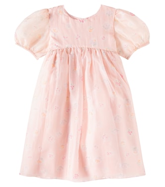 Elmae floral silk dress | Bonpoint