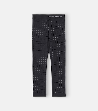 Embellished cotton-blend leggings | Marc Jacobs Kids