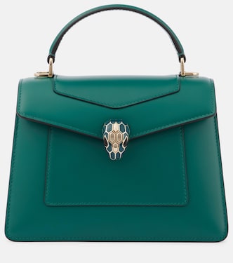 Serpenti Forever Medium leather tote bag | Bvlgari