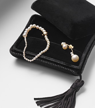Mini velvet jewelry box in black - Sophie Bille Brahe | Mytheresa
