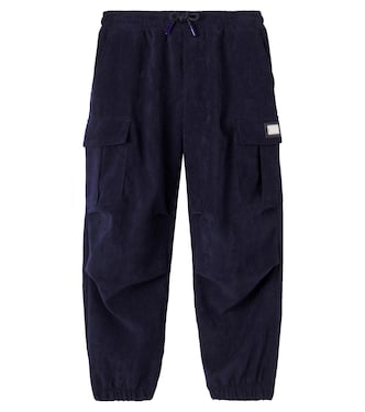 Logo corduroy cargo pants | Dolce&Gabbana Kids