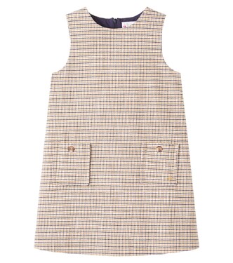 Jinette cotton and wool-blend dress | Bonpoint