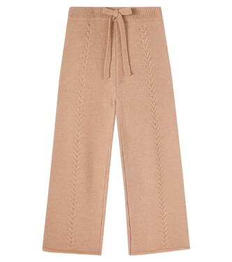 Sulien knitted wool wide-leg pants | Donsje