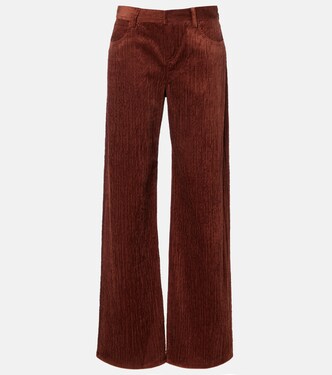 High-rise corduroy wide-leg pants | Magda Butrym