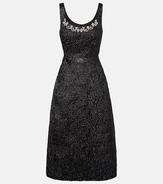 Embellished lamé cocktail dress | Simone Rocha