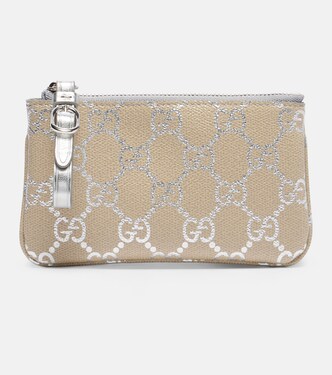 Etui GG mit Leder | Gucci