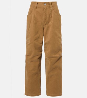 Opalyna cotton twill wide-leg pants | Marant Etoile