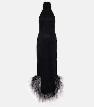 Maxikleid Lumière Plumage | Oséree