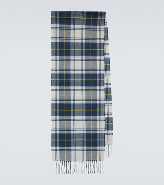 Tartan cashmere scarf | Dunhill