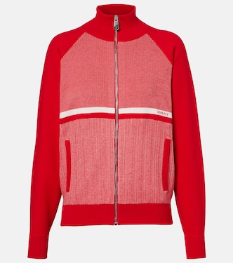 Cotton-blend jacquard jacket | Versace