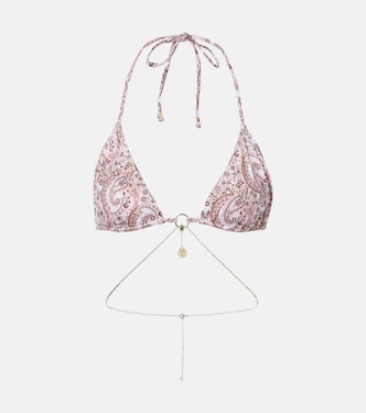 Enzo paisley bikini top | Bananhot