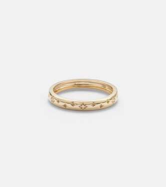Northern Star 14kt gold ring with diamonds | Stone and Strand