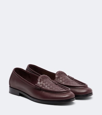 Mocasines Silenzio de piel Intrecciato | Bottega Veneta