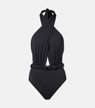 Costume intero allacciato al collo | Johanna Ortiz