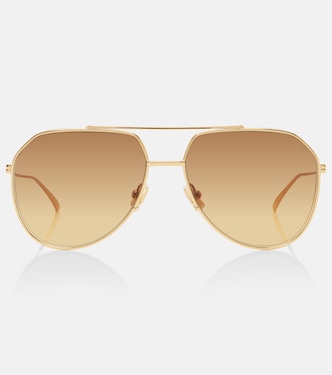 نظارات شمسية بستايل أفياتور Light Ribbon | Bottega Veneta