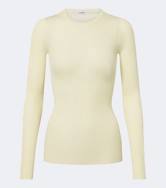 Ribbed-knit wool sweater | Jil Sander