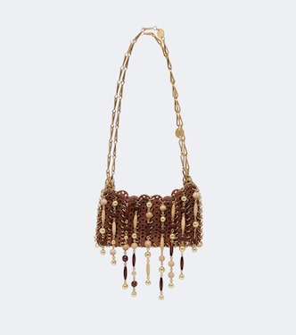 1969 Small wood embellished shoulder bag | Rabanne