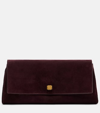 Clutch Audrey aus Veloursleder | Khaite