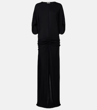 Delyra ruched jersey gown | The Row