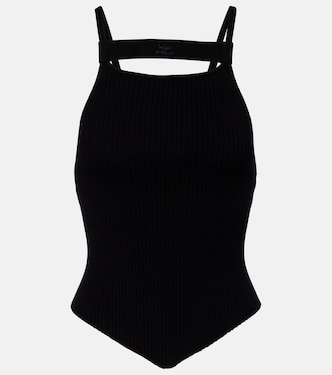 Ribbed-knit tank top | Courrèges