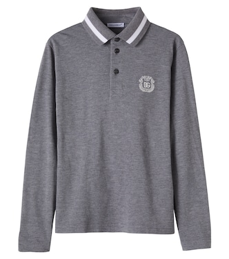 Polo en coton à logo | Dolce&Gabbana Kids