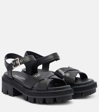 Sandalen aus Leder | Prada