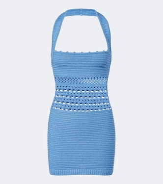 Ronni cotton-blend crochet minidress | Retrofête