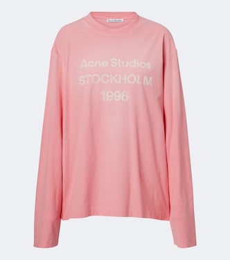 T-Shirt aus Baumwoll-Hanf-Jersey | Acne Studios