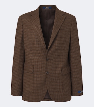 Checked wool-blend blazer | Polo Ralph Lauren
