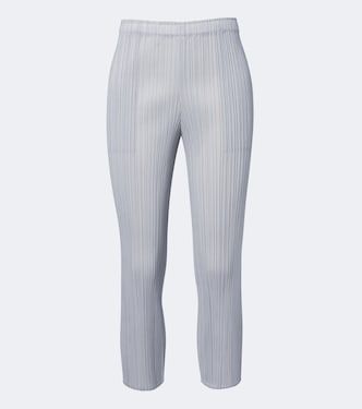 Basics 크롭 플리츠 슬림 팬츠 | Pleats Please Issey Miyake
