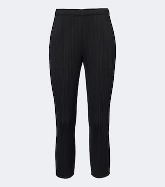 Basics 크롭 플리츠 슬림 팬츠 | Pleats Please Issey Miyake