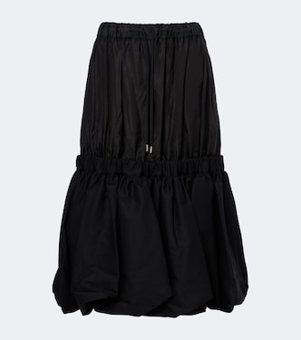 Tiered midi skirt | Noir Kei Ninomiya