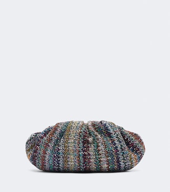 Clutch aus Strick mit Pailletten | Missoni