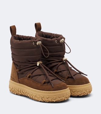 Technical suede-trimmed snow boots | Inuikii