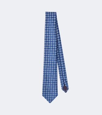 Krawatte aus Seiden-Jacquard | Charvet