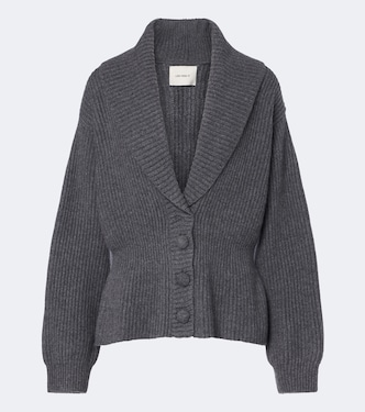Alessandra ribbed-knit cashmere cardigan | Lisa Yang