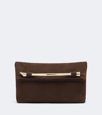 Egypt suede clutch | Amanu