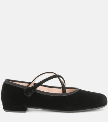 Ballerinas aus Samt | Miu Miu
