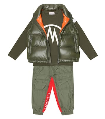 Logo cotton T-shirt | Moncler Enfant