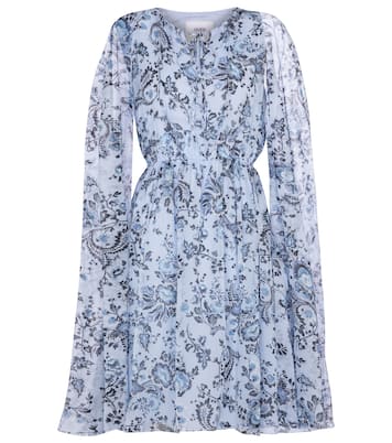 Robe Austin imprimée en soie | Erdem