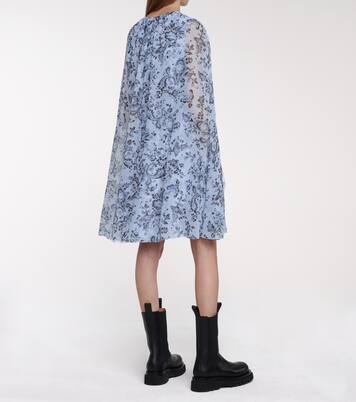 Robe Austin imprimée en soie | Erdem