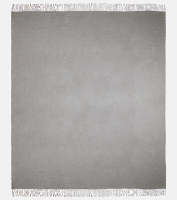 Fringed silk blanket | Brunello Cucinelli