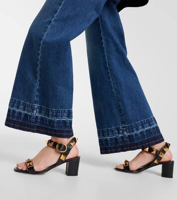 Roman Stud leather sandals | Valentino Garavani